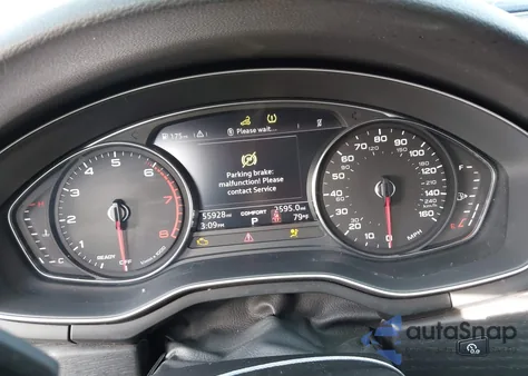 2018 Audi A4 2.0T Tech Ultra Premium/2.0T Ultra Premium from USA, damaged, VIN WAULMAF48JA105802